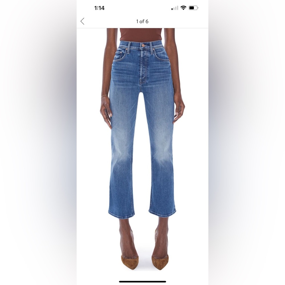 Mother tripper ankle jeans size 32